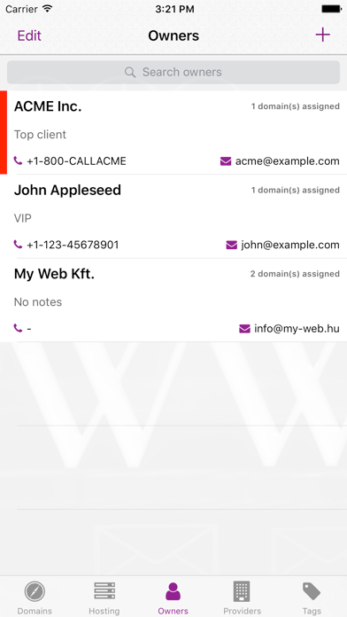NetDomains screenshot 2