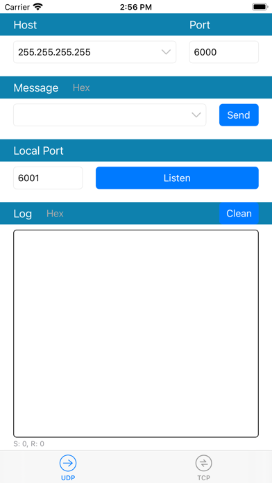 Network Debugger - TCP/UDP screenshot 1