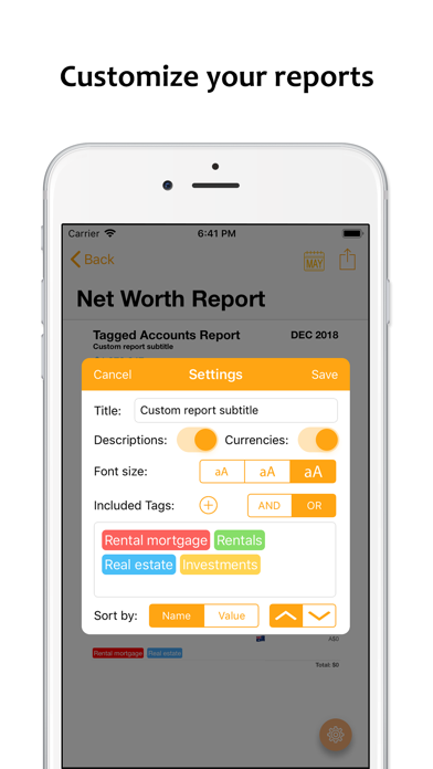 NetWorth Pro 2 screenshot 2