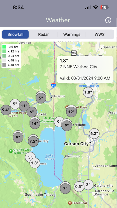 Nevada 511 Road Conditions screenshot 2