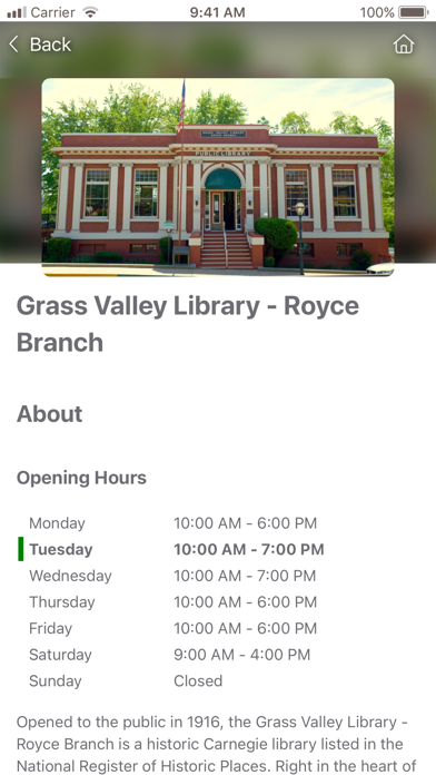 Nevada County Library screenshot 1