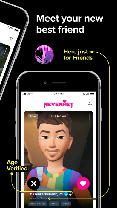 Nevermet - VR Dating Metaverse screenshot 5
