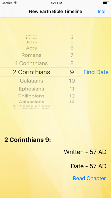 New Earth Bible Timeline screenshot 1