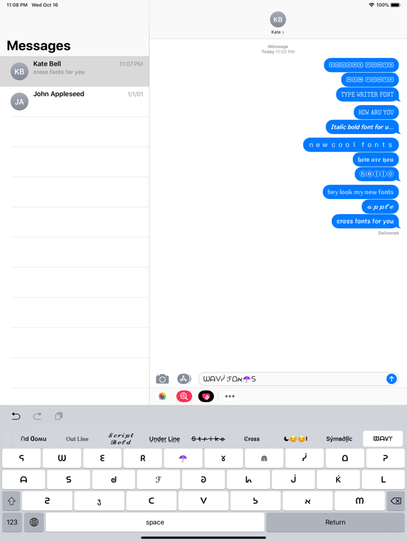 New Fonts for iPhone screenshot 1
