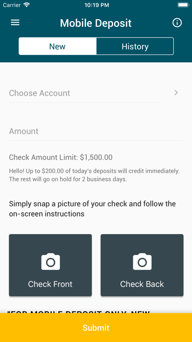 New Horizons CU Mobile Banking screenshot 1