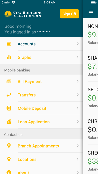 New Horizons CU Mobile Banking screenshot 4