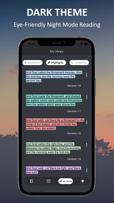 New Living Translation Bible. screenshot 1