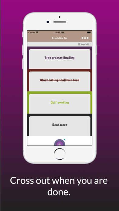 New Year Goals Tracker 2026 screenshot 2