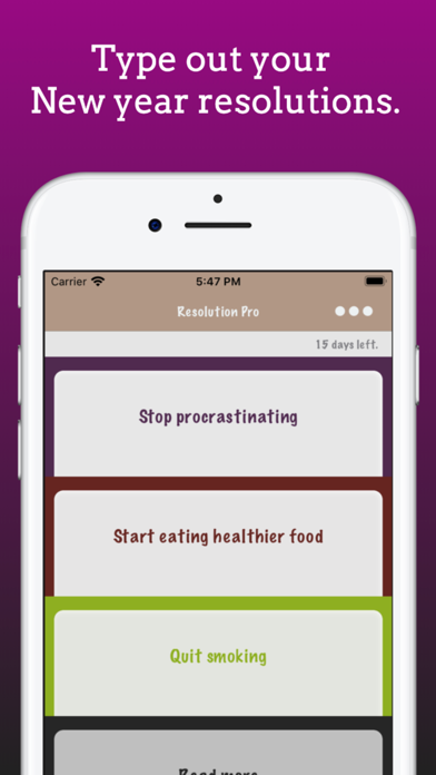 New Year Goals Tracker 2026 screenshot 3