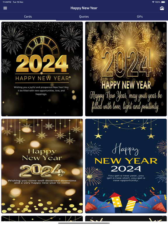 New Year Wishes & Cards screenshot 8