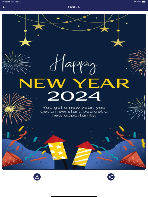 New Year Wishes & Cards screenshot 4
