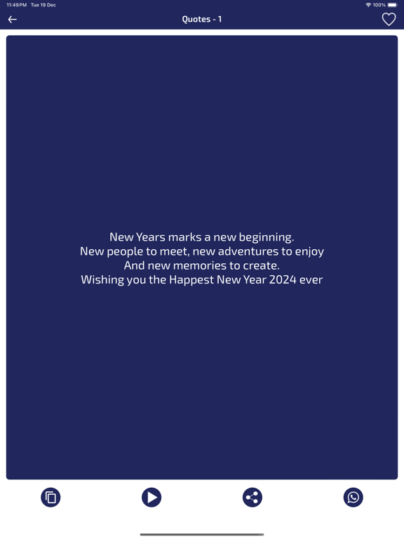 New Year Wishes & Cards screenshot 2