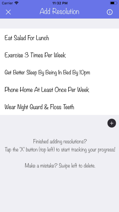 New Year's Resolutions Tracker screenshot 4