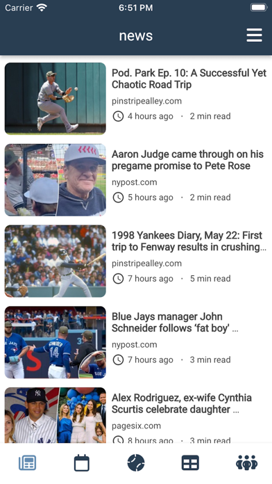 New York Baseball News screenshot 5