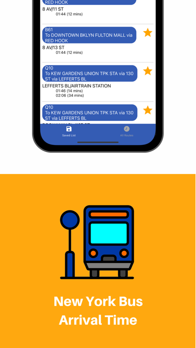 New York Bus Arrival Time screenshot 1