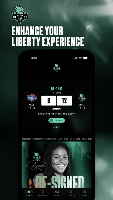 New York Liberty App screenshot 5