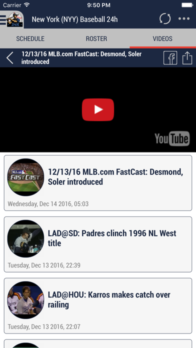 New York (NYY) Baseball 24h screenshot 1