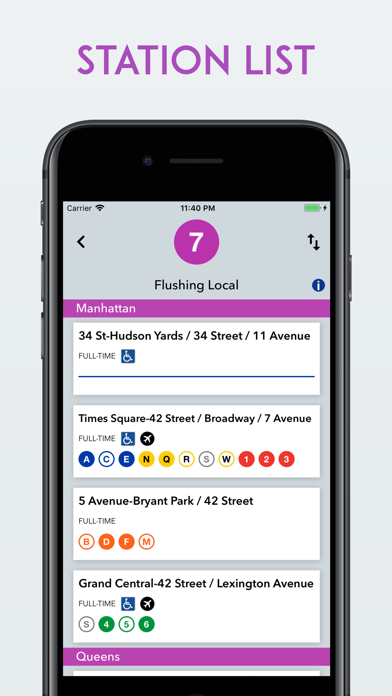 New York Subway Map MTA NYC screenshot 4