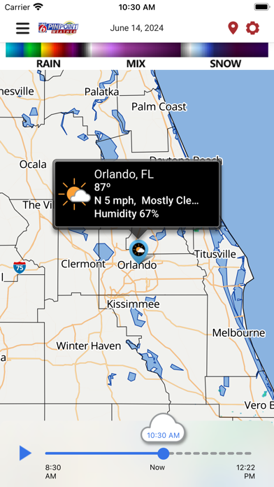 News 6 Pinpoint Weather WKMG screenshot 1