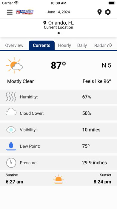 News 6 Pinpoint Weather WKMG screenshot 4