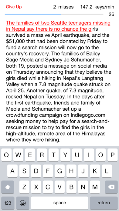 News Typing screenshot 3