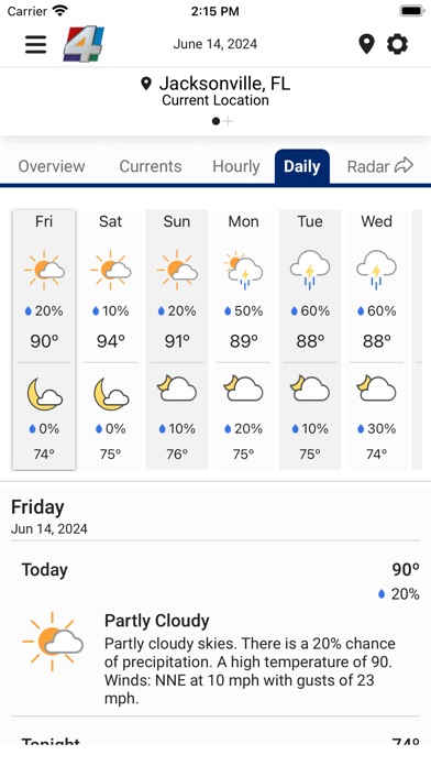 News4Jax Weather Authority screenshot 2