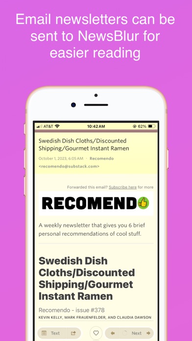 NewsBlur screenshot 1