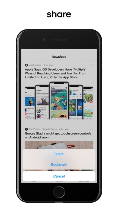 Newsfeed - RSS reader screenshot 1