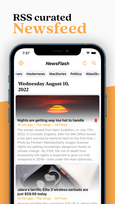 NewsFlash RSS screenshot 3
