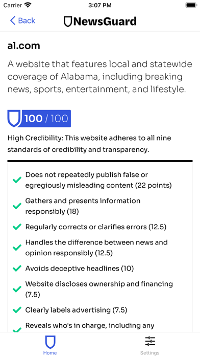 NewsGuard - News Trust Ratings screenshot 3