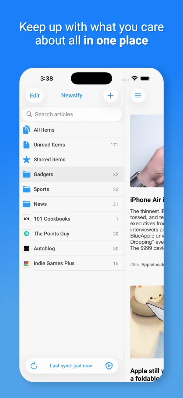 Newsify: RSS Reader screenshot 2