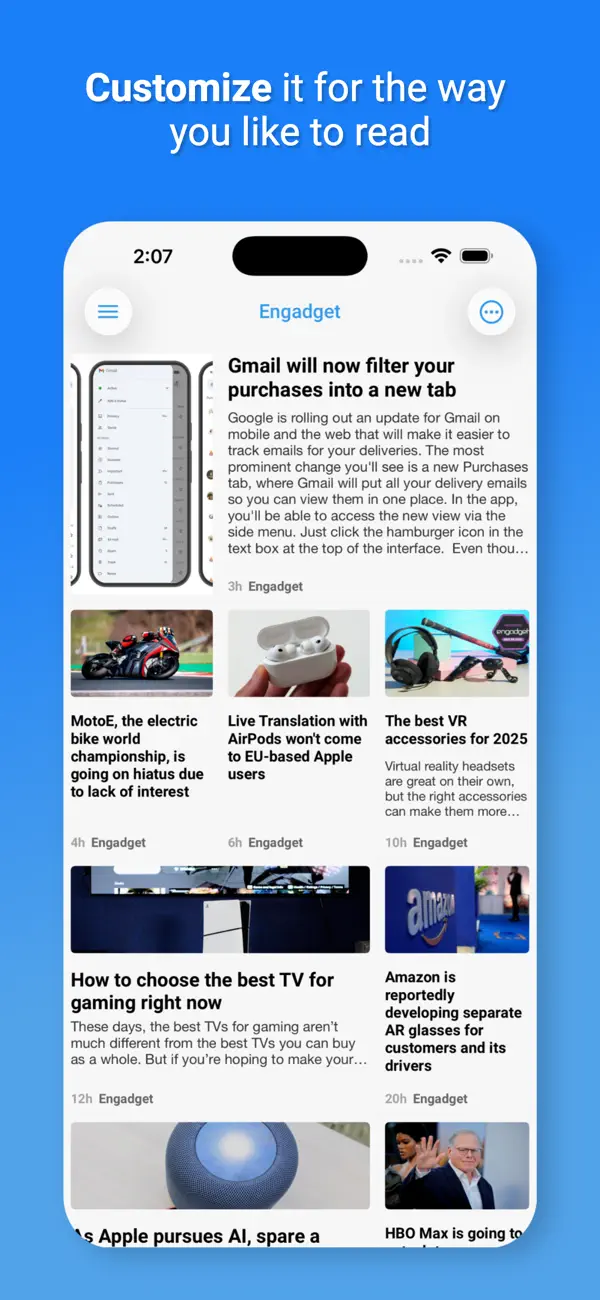 Newsify: RSS Reader screenshot 5