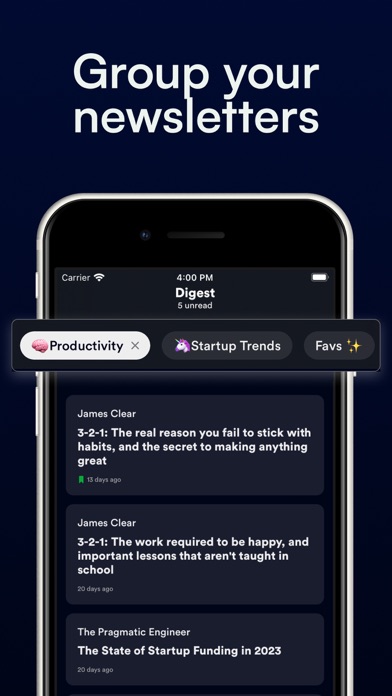 Newsletter Reader by Meco screenshot 3