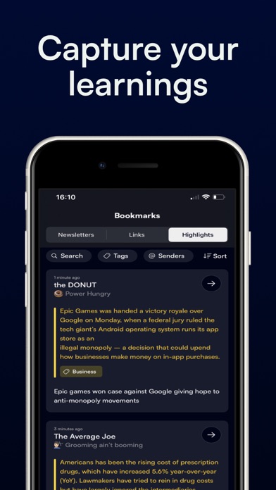 Newsletter Reader by Meco screenshot 2