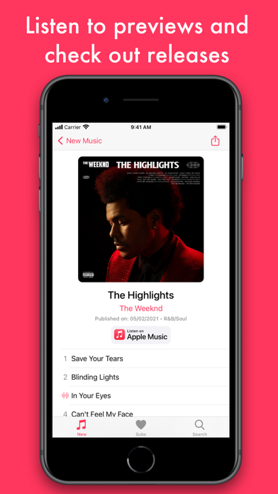NewTunes - New Music Alert screenshot 3