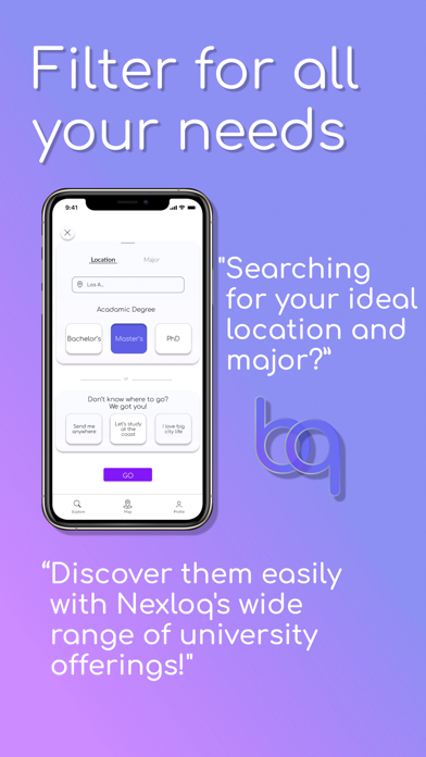 Nexloq - College Finder screenshot 1