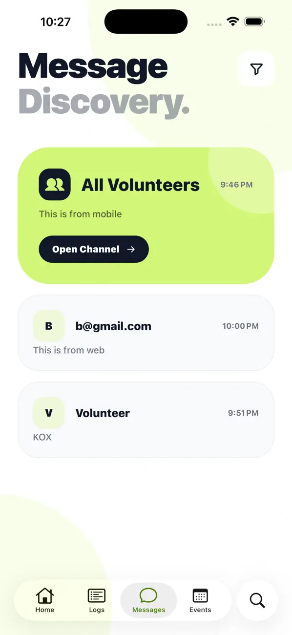 NexoLink: Volunteer Hub screenshot 2