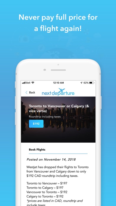 Next Departure: Cheap Flights screenshot 1