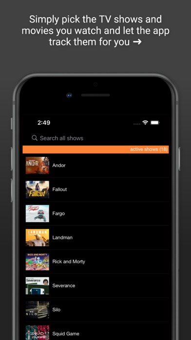 Next Episode - Track TV Shows screenshot 8