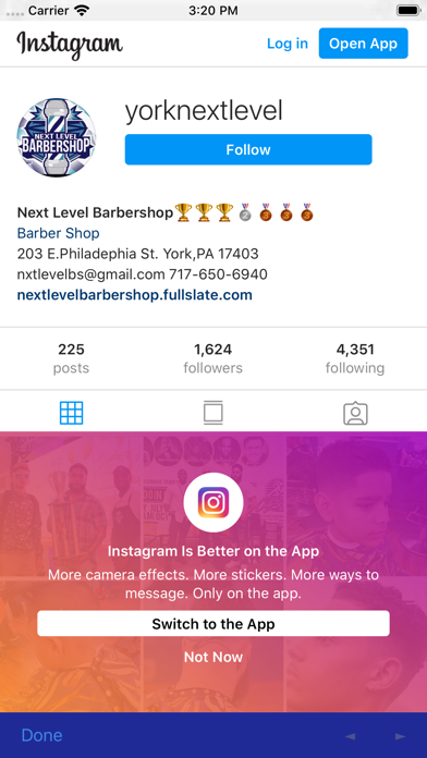 Next Level Barbershop screenshot 1