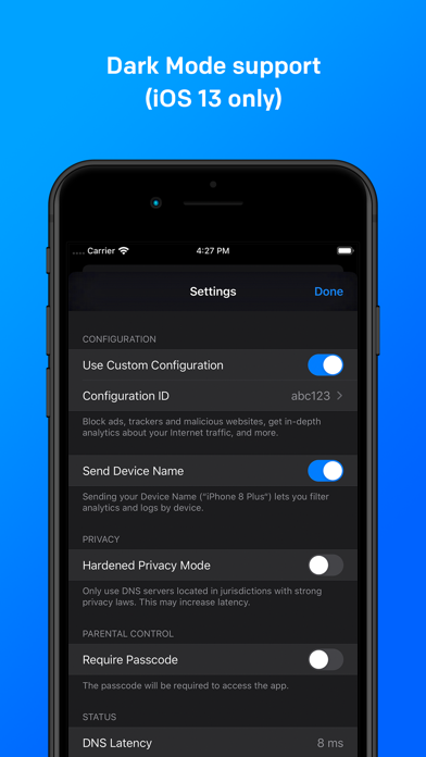 NextDNS screenshot 1