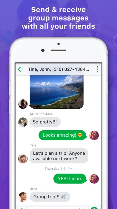 Nextplus: Private Phone Number screenshot 1