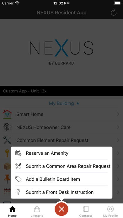 NEXUS Resident App screenshot 1