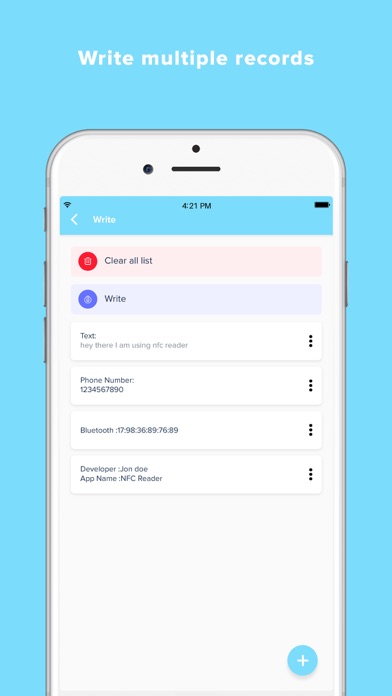 NFC Tag Writer & Reader screenshot 3