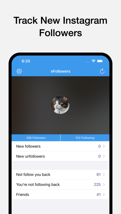 nFollowers: Unfollowers Report screenshot 2