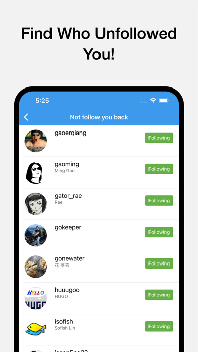 nFollowers: Unfollowers Report screenshot 1