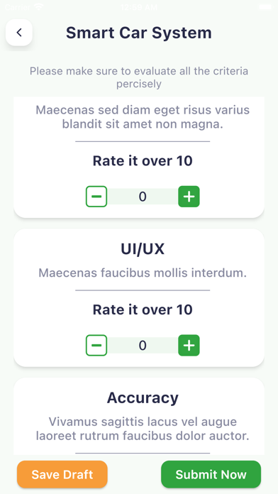 Nice - Evaluation App screenshot 3