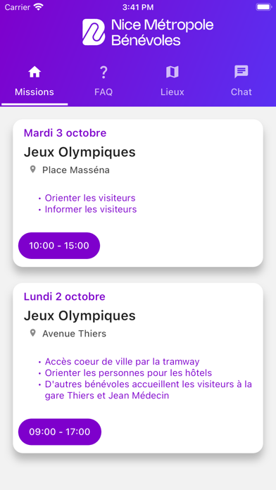 Nice Métropole Bénévoles screenshot 5