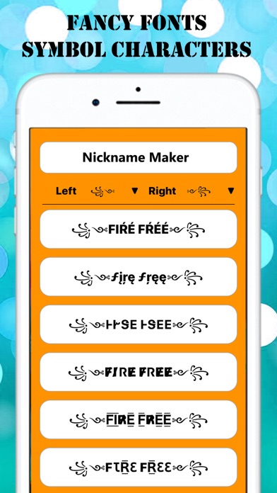 Nickname Generator: Fancy Text screenshot 2