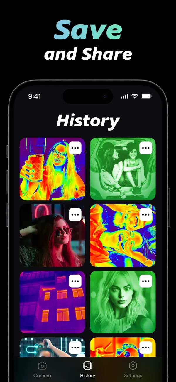 Night Vision Thermal Filter ㅤ screenshot 1